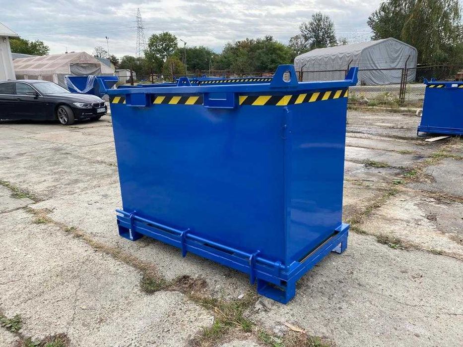 Pojemnik Samowyładowczy PMDB 1300L KONTENER-otwierane dno