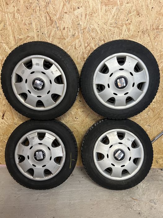 Felgi stalowe 14 z oponami seat ibiza vw polo skoda fabia