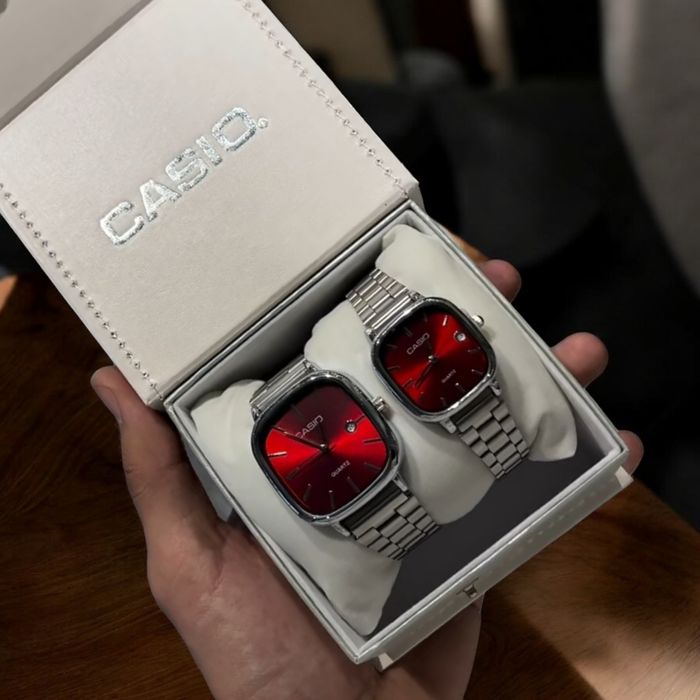 Подарочный набор: Парные часы Casio Vintage для влюбленных