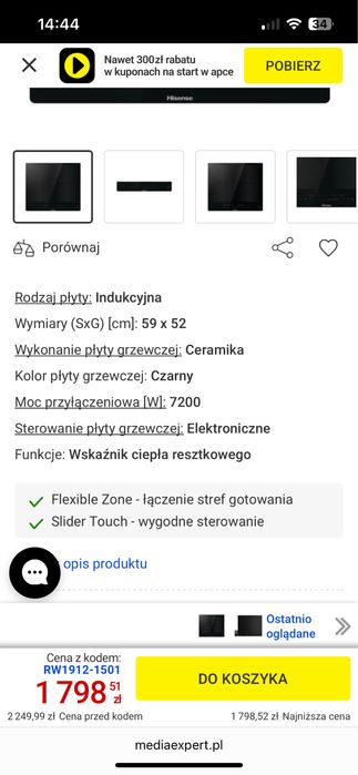Płyta indukcyjna hisense