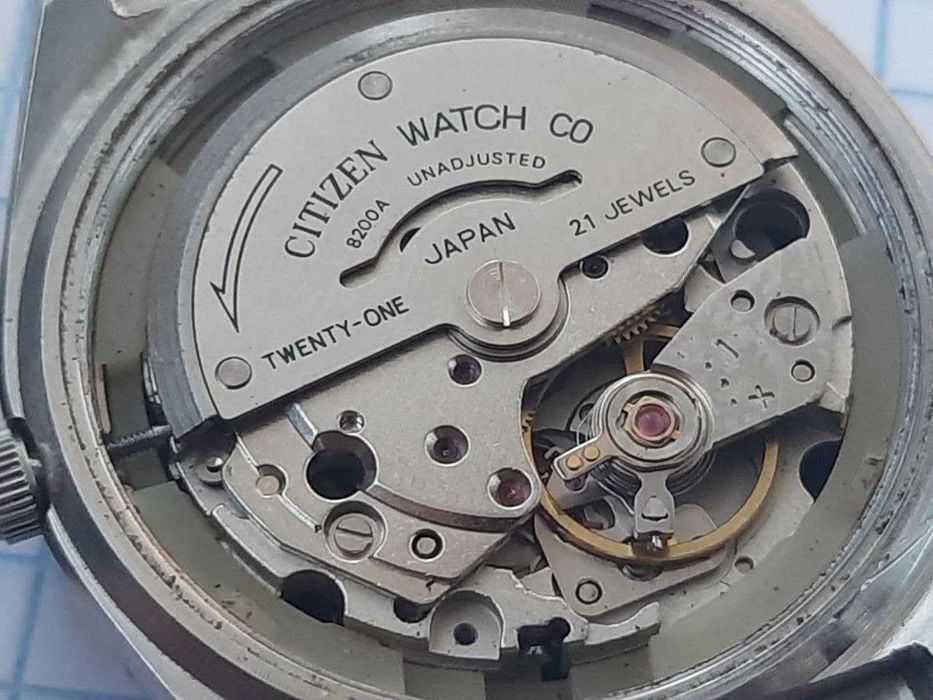Винтажные старые японские часы Citizen Automatic