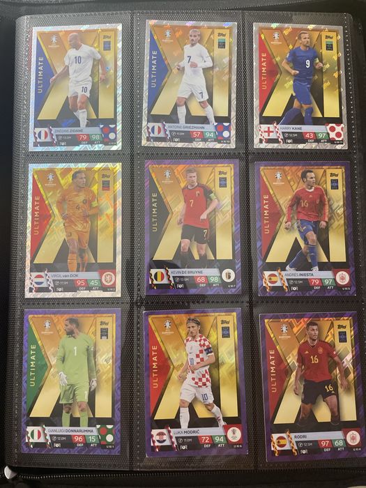 Cartas /cromos futebol