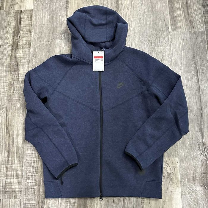 ОРИГІНАЛ! Кофта Nike Tech Fleece Fz Wr Blue XS S M L | FB7921-473