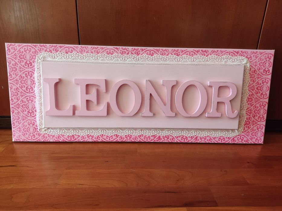 Handmade Frame with Name Leonor64729594576770120