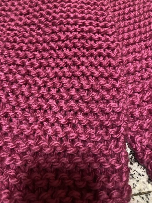 Cachecol feito á mão