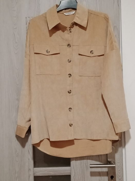 Koszula-katana ze sztruksu-Stradivarius,S/M/L