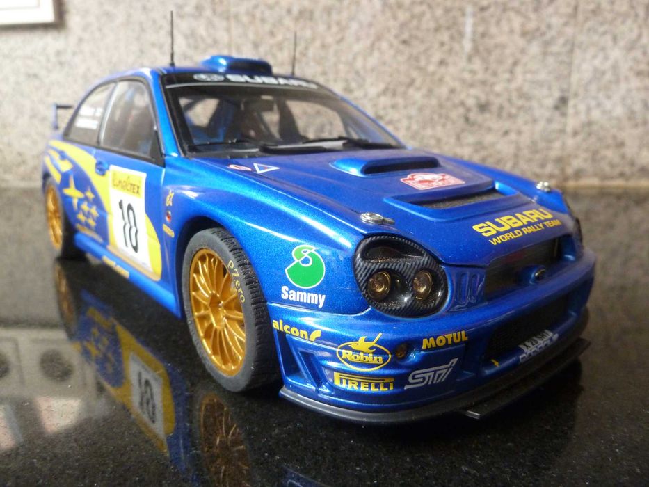 1:18 AutoArt, Subaru Impreza WRC, Rallye Monte Carlo 2002, Minichamps