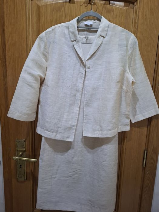 Conjunto de vestido e casaco