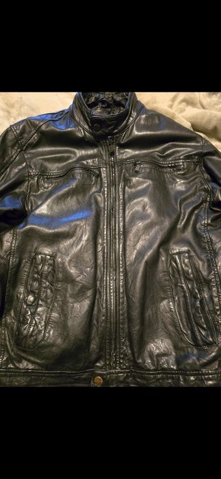 Casaco em pele da salsa