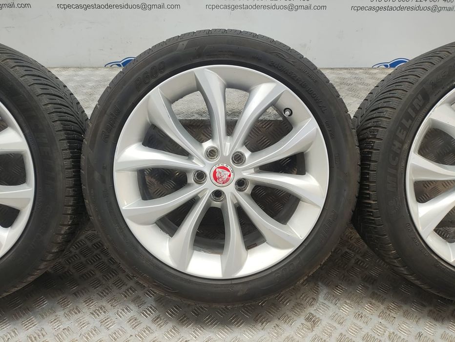Conjunto de Jantes 18 Jaguar XF II X260 8J ET45 5x108 2015 a 2024