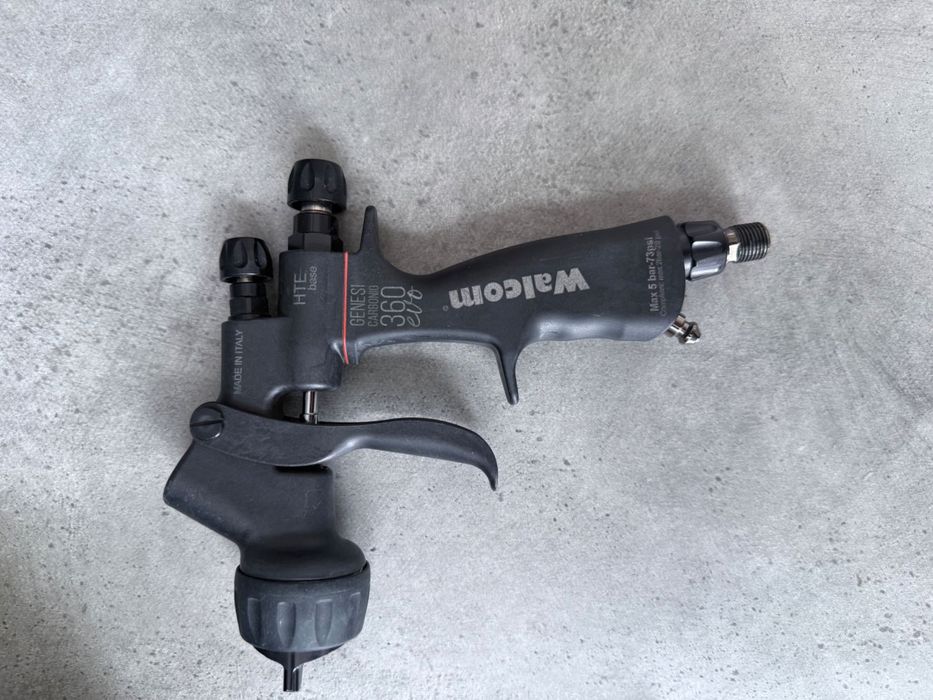 Pistola de pintura Walcom Genesi Carbonio