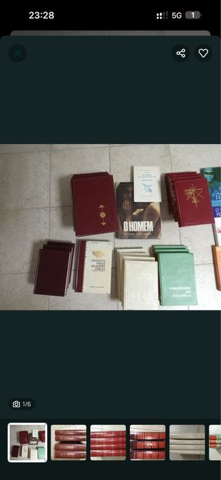 Livros de coleção para biblioteca