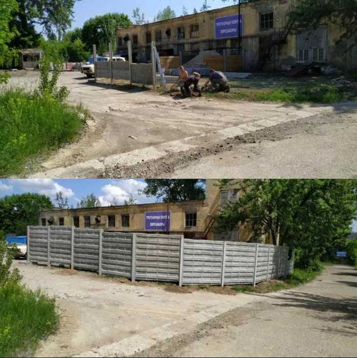 ПОД КЛЮЧ (Секционный наборной Еврозабор/Бетонный забор/Паркан/Огорожа)