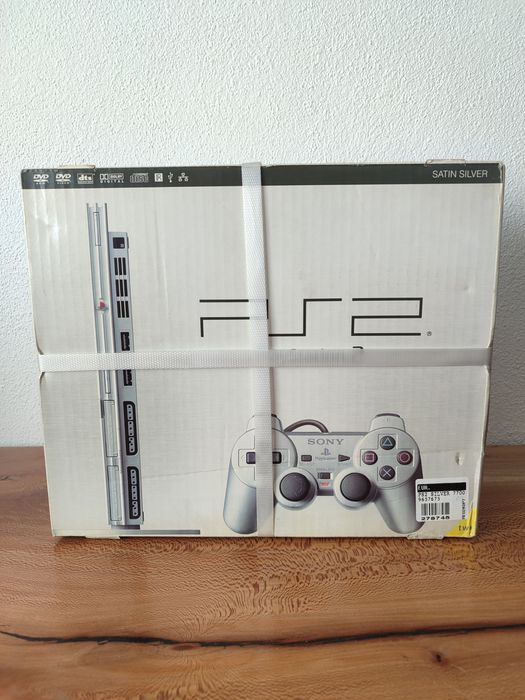 PS2 PlayStation Sony Slim silver