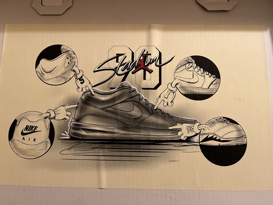 Tenis Nike Jordan Stadium 90 black/white N 43