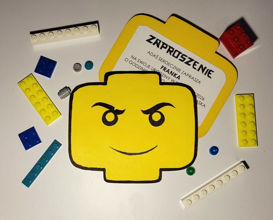 Zaproszenia na urodziny - LEGO Ninjago