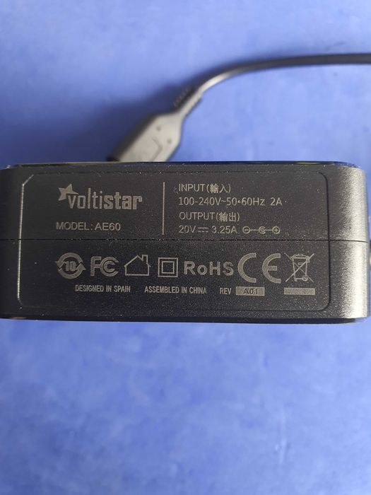 Carregador Lenovo 20v