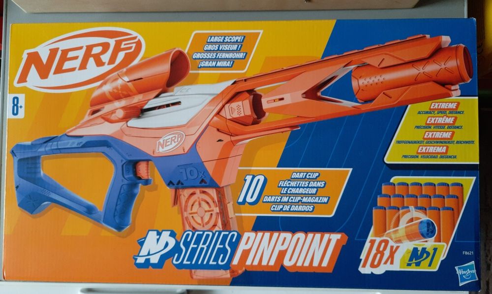 NERF N-Series Wyrzutnia Pinpoint Blaster + strzałki