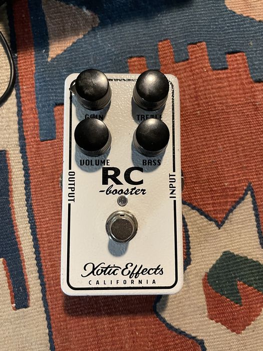 Pedal boost overdrive Xotic Rc Booster Tom Bukovac