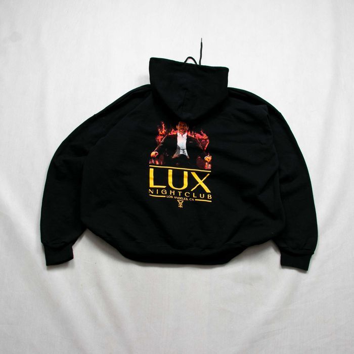 Lucyfer LUX Nightclub Los Angeles boxy bluza z kapturem XL