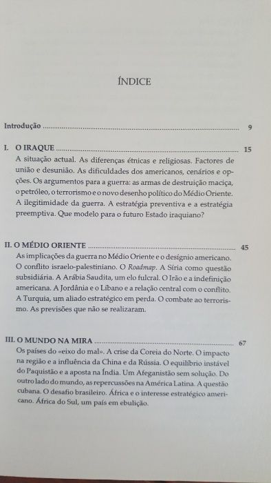 E depois do Iraque?