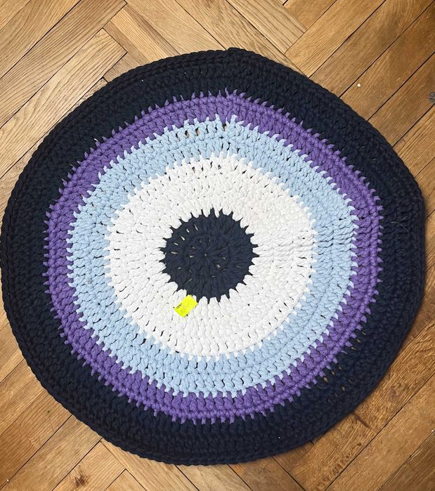 handmade dywanik na szydełku / rękodzieło / boho dywan