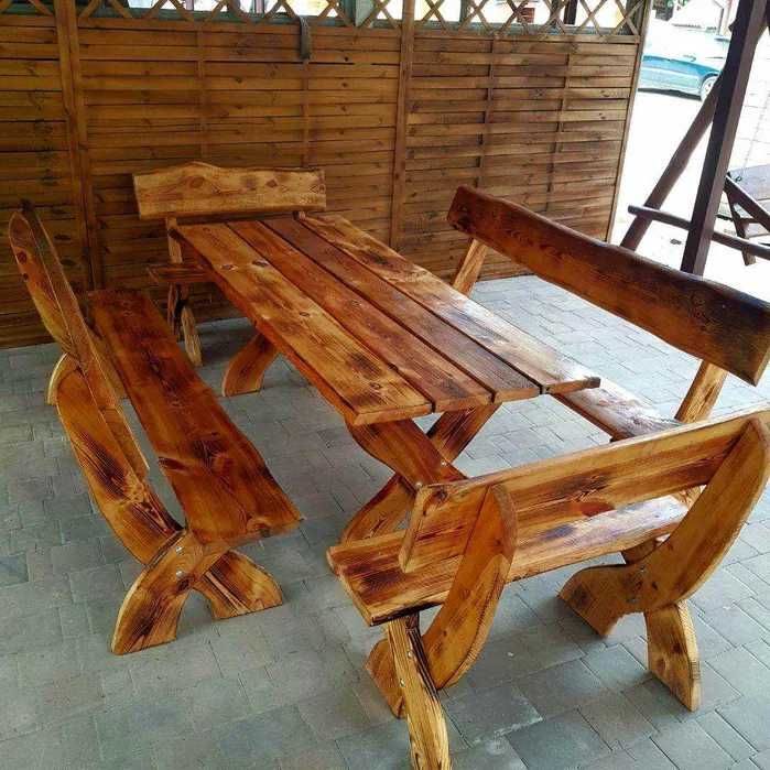 Solidny komplet mebli ogrodowych z Olchy ZAPRASZA