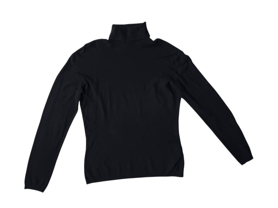 Czarny golf olsen sweterek rozmiar 42/44