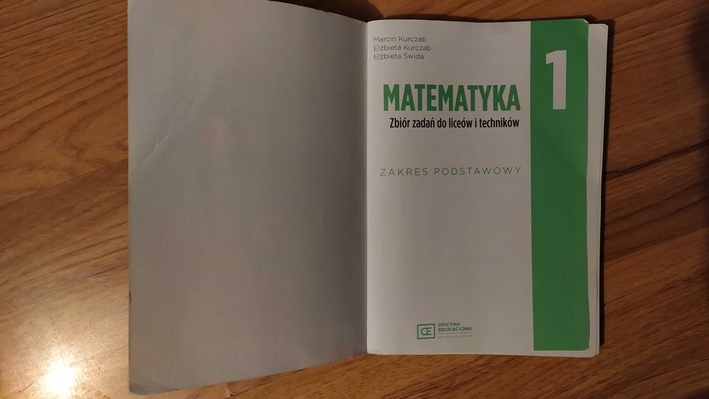 Matematyka 1 zbiór zadań zakres podstawowy Pazdro