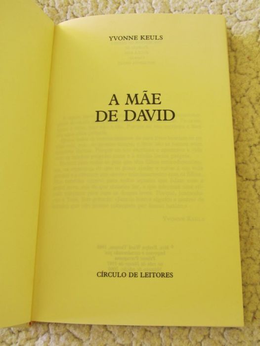 A mãe de David - Yvonne Keuls