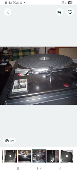 Gira discos Grundig