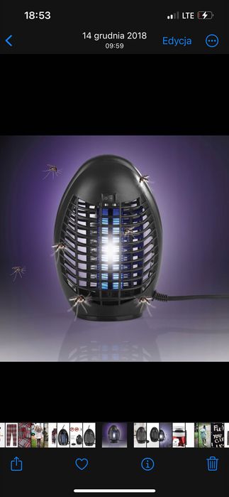 Elektryczna pułapka na komary insekty