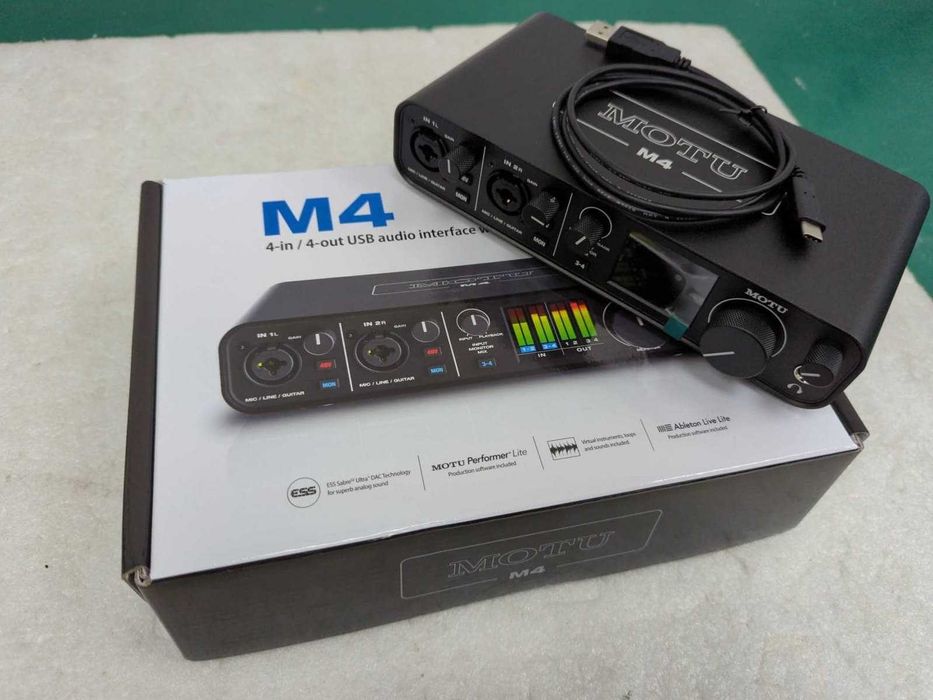 Motu M4 Звуковая карта аудиоинтерфейс xlr usb
