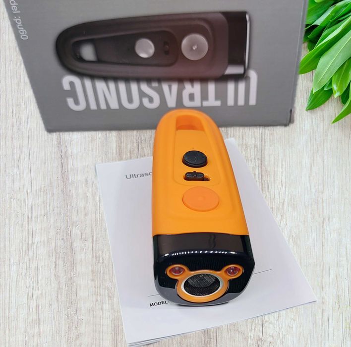Ultrasonic Pu-60 Портативный ультразвуковой отпугиватель собак 3-в-1 (відлякувач собак)