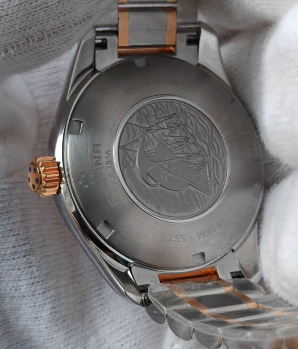 Жіночий годинник Eterna KonTiki Automatic 1260.53.66.1732 Swis Diamond