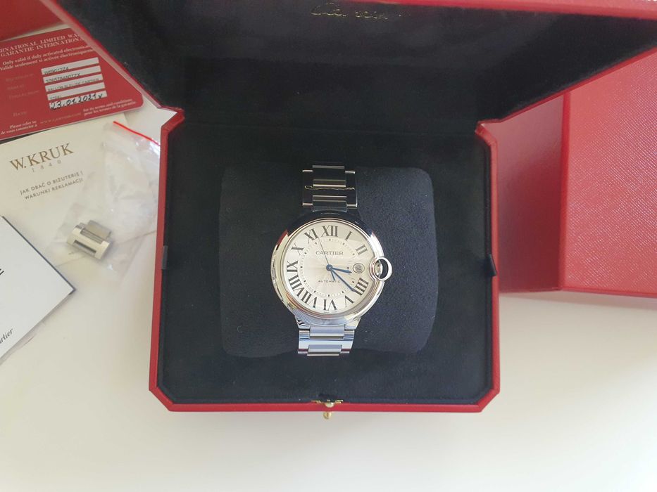 CARTIER BALLON BLEU 42MM największy kupiony Kruk  49400zł