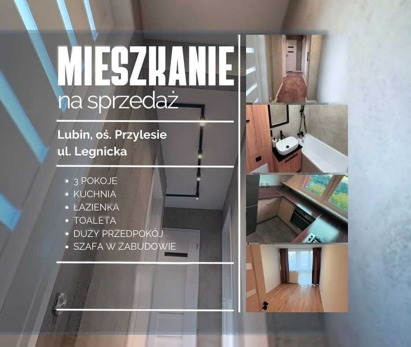 3-pokojowe mieszkanie w Lubinie