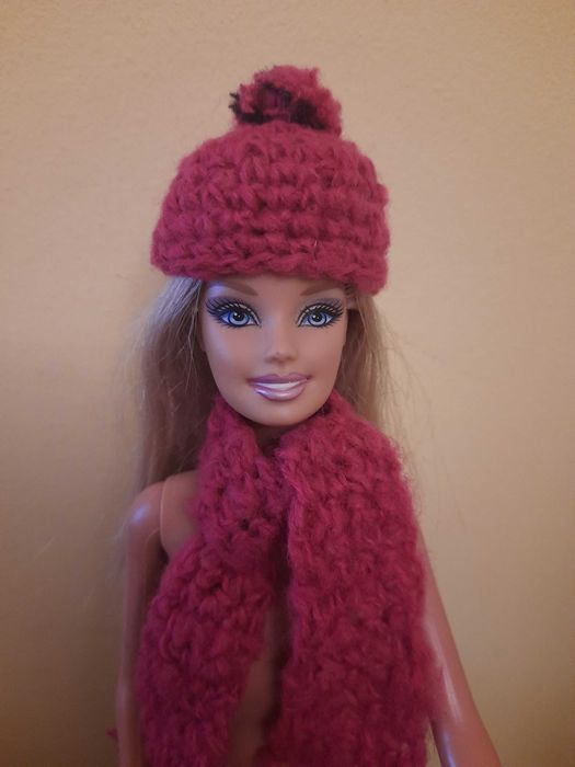 Komplet zimowy dla lalki Barbie