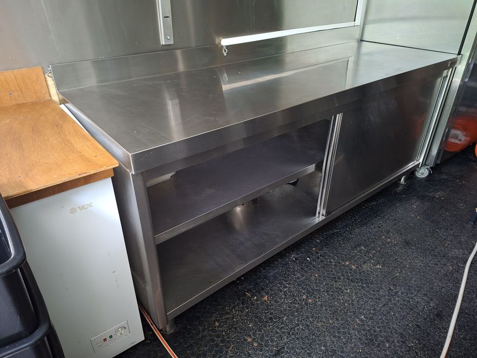 Armario de trabalho inox 200x70cm