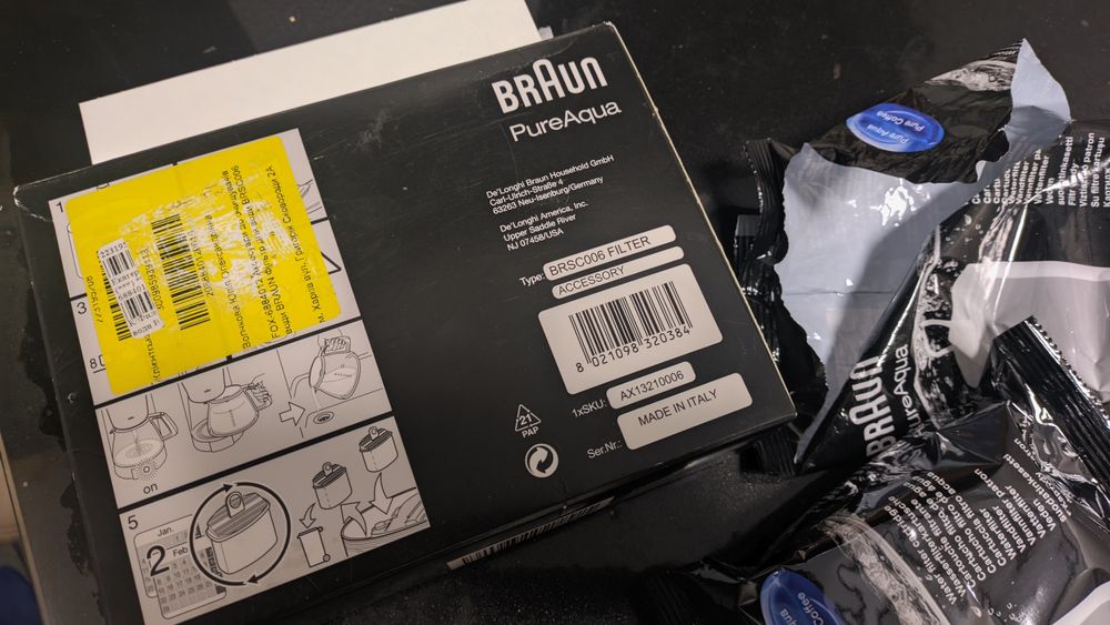 Фильтры для воды Braun Pure Aqua BRSC006 (2 шт.)