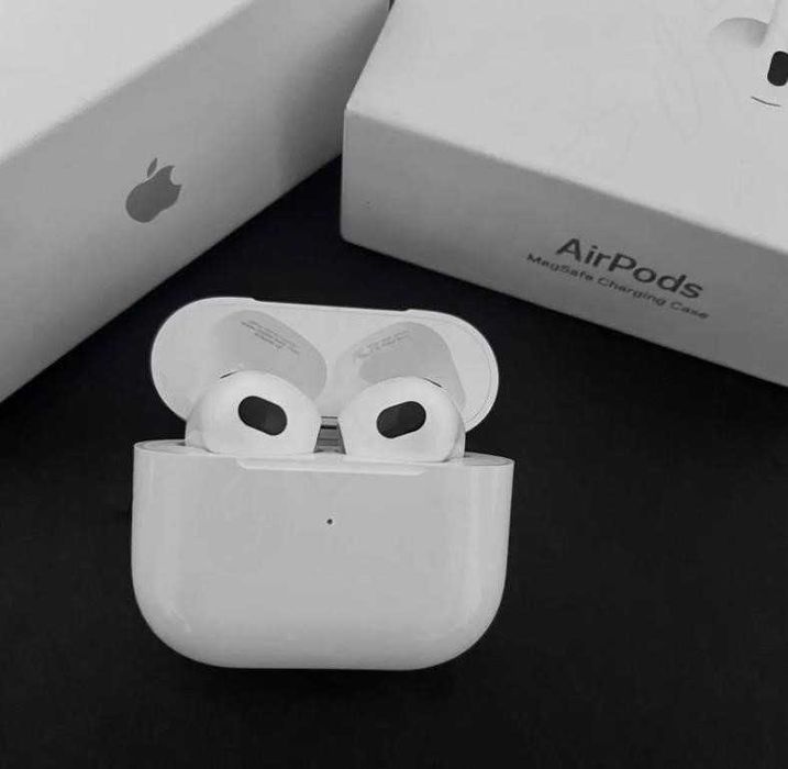 Беспроводные Топовые Наушники аірподс 3 первой генерации 1в1 к