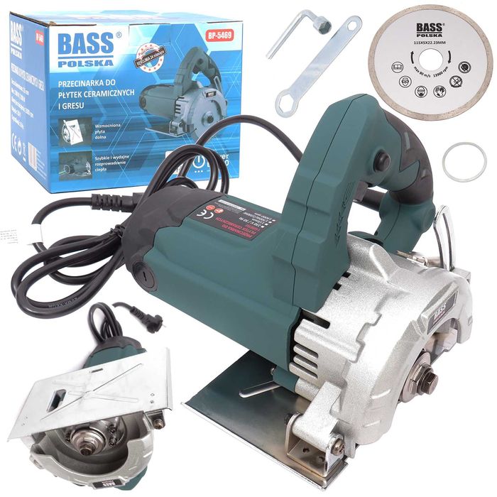 BASS POLSKA Przecinarka Tarczowa Do Cięcia Płytek Gresu 115 BP5469