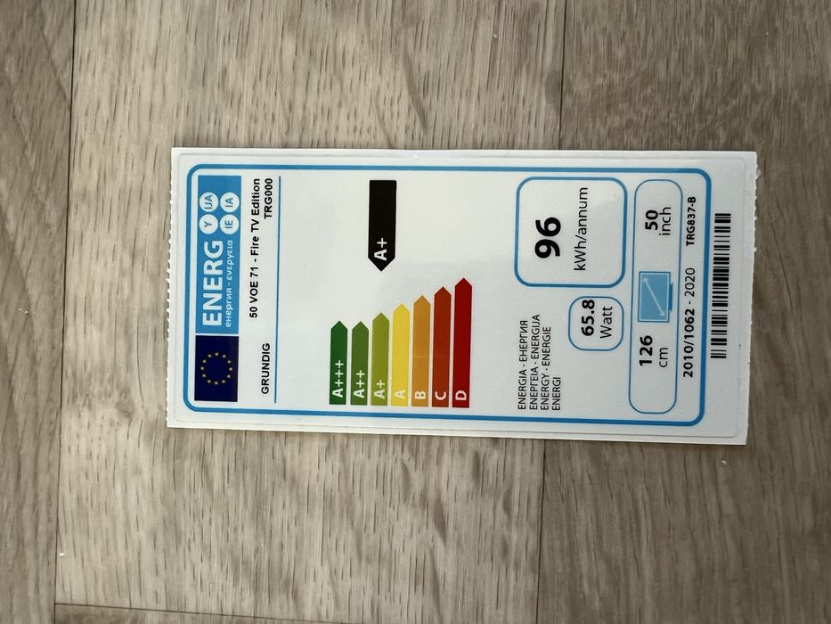 #1867 grundig 50” cali 50 VOE 71 4K UHD SMART tv disney telewizor