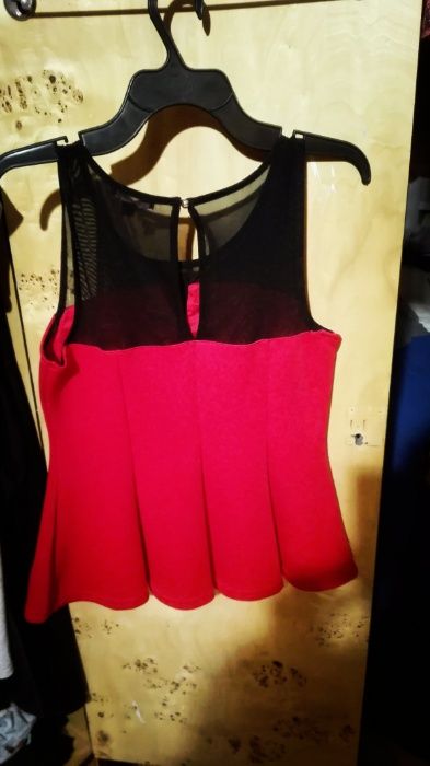NOWA bluzka Tally Wejl sexy koronka baskinka