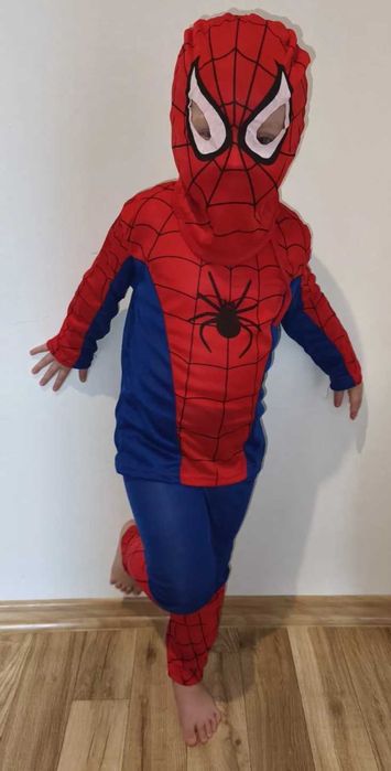 Stroj spiderman bal przebierańców r.122