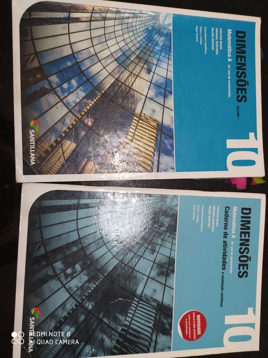 Manuais a cadernos atividades 10 ano