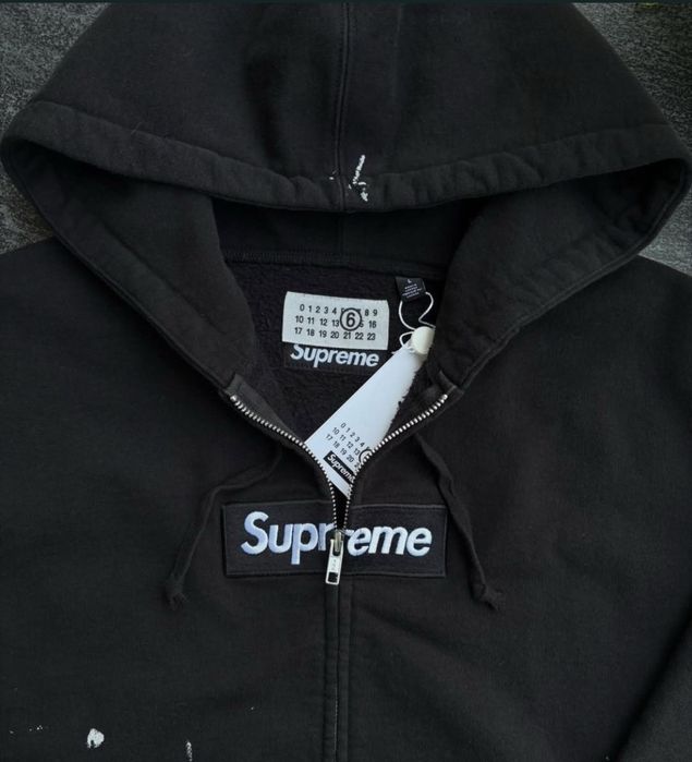 ‼️БЕЗ ПЕРЕДОПЛАТ‼️ Зіп Худі Maison Margiela x Supreme / Зіпка/Супрім/Марджела
