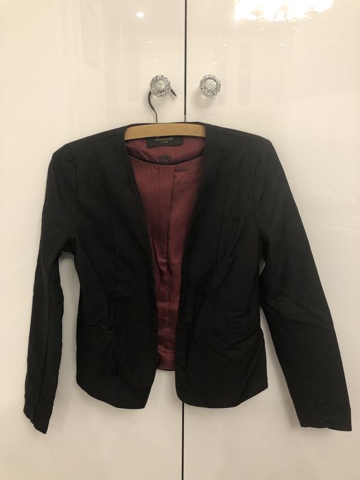 Żakiet, marynarka damska, czarna, rozm. 38, Reserved