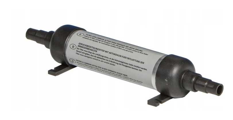 Aktywny Filtr Węglowy 16-19-25mm | Odpowietrzenie Instalacji sanitarnej łodzi/kamper