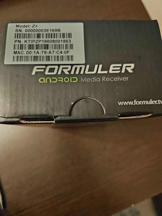 Box IPTV Formuler Z+ (sem comando)